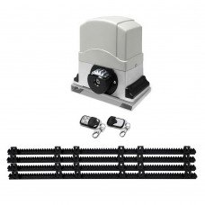 Automatic Sliding Gate Opener With 2 Remote Controls 