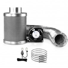 Ventilation Fan And Active Carbon Filter Ducting Kit 