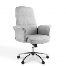 Modern Office Fabric Desk Chair Grey