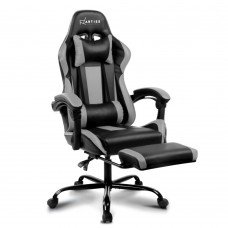 Gaming Office Chair Computer Seating Racer Black And Grey