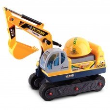 Kids Ride On Excavator Yellow