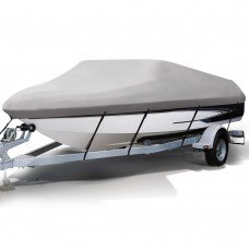 14 - 16 Foot Waterproof Boat Cover - Grey