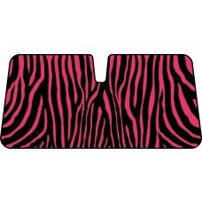 Premium Sun Shade [147cm X 68.5cm] - Zebra Pink