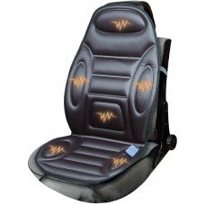 Universal Back Support Massage With 6 Motors And Heating - Black