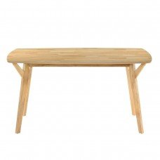 1.5m 6 Seaters Oval Dining Table : Colour -natural