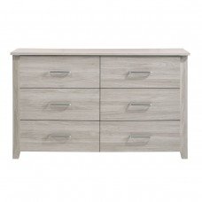 White 6 Chest Of Drawers Bedroom Cabinet Storage Tallboy Dresser