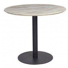 Tyler Black Mid-century Design Round Dining Table