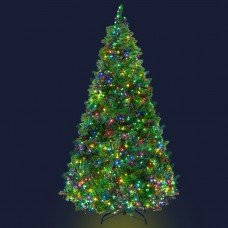 Jingle Jollys Christmas Tree Led 2.1m 7ft Xmas Decorations Green Home Decor
