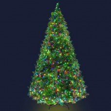 Jingle Jollys Christmas Tree Led 2.4m 8ft Xmas Decorations Green Home Decor
