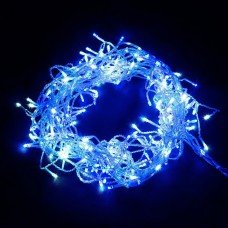 Jingle Jollys 800 Led Christmas Icicle Lights White And Blue