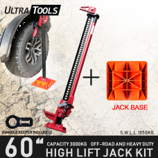 High Lift 60" Farm Jack Kit Jack Base +Handle Keeper