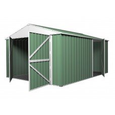 Garage Shed Workshop 3.5m x 5.1m x 2.3m green