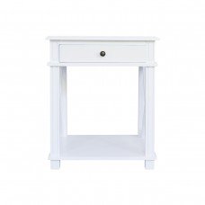 Hamptons Halifax One Drawer Bedside Lamp Table Nightstand