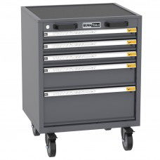 UltraTools 618mm x 572mm x 806mm Heavy-Duty 5-Drawer Roller Cabinet