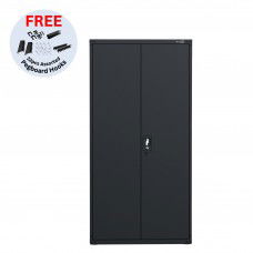 UltraTools Economy Extra Tall 900mm x 500mm x 2025mm Standing Cabinet with built-in Pegboard and 6 Drawers