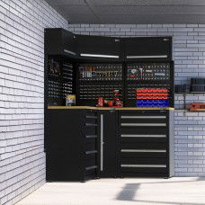 UltraTools 1550/1550mm x 550mm x 2025mm Economy Modular Garage & Workshop Storage Cabinet System