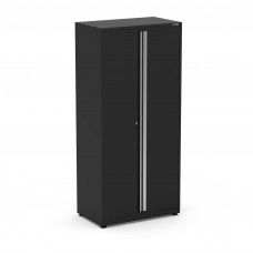 UltraTools 900mm x 550mm x 2025mm Economy Black Workshop Garage 2 Door Standing Storage Cabinet