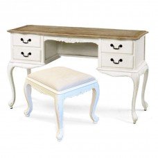 French Provincial Furniture White Dressing Table Set
