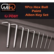 9pcs Long Arm Allen Keys Set Metric Ball End Driver Hex Allan Allen Kit