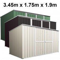 Garden Shed 3.45m x 1.75m x 1.9m Flat Roof