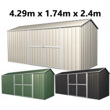 Garden Shed 4.29m x 1.74m x 2.4m