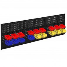 Ultratools 20pcs Wall Mounted Plastic Storage Bins Garage Tool Organiser Parts Trays