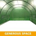 Greenhouse EcoFresh Walk in Greenhouses 4.5m x 3m x 2m spaces