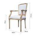 00.French-Provincial-Louis-Linen-Upholstered-Arm-Chair-Dimensions