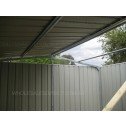 Garage Shed Workshop 3.5m x 5.1m x 2.3m install roof