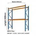 ULTRA Pallet Racking 30 Space Package upright dimension