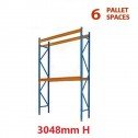 ULTRA Pallet Racking 6 Space Package 