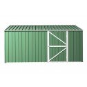 Garage Shed Workshop 3.5m x 5.1m x 2.3m green side