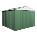 Garden Shed 2.6m x 2.6m x 2.3m Green Back