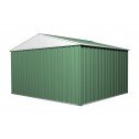 Garden Shed 3.5m x 2.63m x 2.3m Green back
