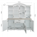 FRENCH-PROVINCIAL-GLASS-DISPLAY-BUFFET-KITCHEN-CABINET-DIMENSIONS