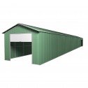 Roller Door Garage Shed 3.6m x 10.64m x 3.07m Green door