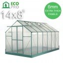 EcoPro Greenhouse 14x8 feet