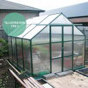 EcoPro Greenhouse 34x8 installed 45 degree