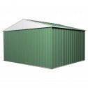 Garden Shed 3.45m x 1.75m x 2.30m Green Back