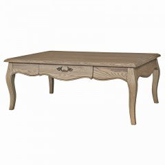 French Provincial Furniture Coffee Table Natural Ash