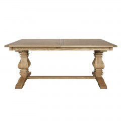 Classic Hamptons Natural Ash Extendable Pedestal Dining Table 180–260cm( Starting 6-8 seater)