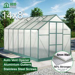 EcoPro 6mm Greenhouse 14 x 8ft