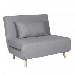 Siesta 1.5 Seater Versatile Linen Lounge Sofa Bed 