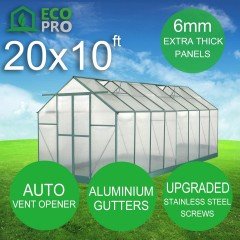 EcoPro 6mm Greenhouse 20 x 10ft 