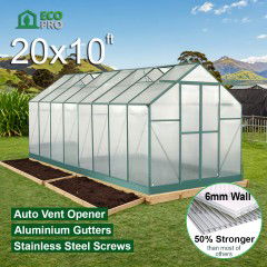 EcoPro 6mm Greenhouse 20 x 10ft 
