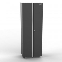 UltraTools 670mm x 465mm x 1865mm Black Workshop Garage 2 Door Storage Cabinet