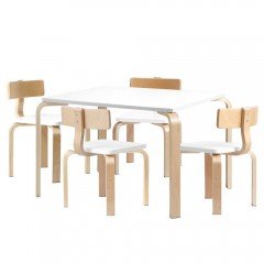 Artiss Kids Table And Chair Set Study Desk Dining Wooden