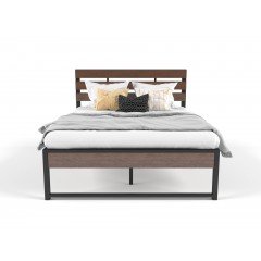 Ora Wooden And Metal Bed Frame King