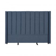 Isla Queen Upholstered Winged Bed Headboard