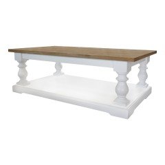 Provence Farmhouse Country Rustic Coffee Table 